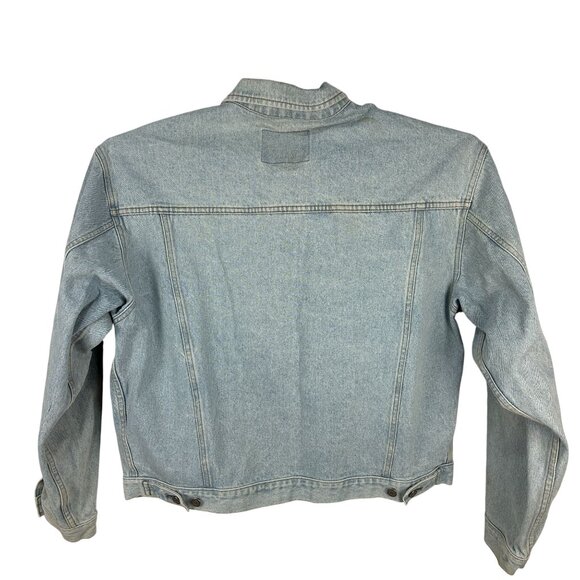 Vintage Gap Denim Jacket Light Wash Size XL Classic Style Womens Outerwear - Picture 8 of 9